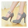 Bridal Wedding Thin Shoes  grey - Mega Save Wholesale & Retail - 2