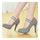 Bridal Wedding Thin Shoes  grey - Mega Save Wholesale & Retail - 2