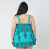 Fat Large Swimsuit Swimwear Bathing Suit Printing Skirt Type  lake green - Mega Save Wholesale & Retail - 2