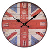 Hang Wall Clock Wooden Sildent Quartz  J - Mega Save Wholesale & Retail