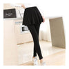 Leggings Woman Slim Fake 2pcs Skirt   big peplum black - Mega Save Wholesale & Retail