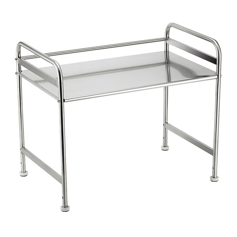 Factory direct double condiment bottles kitchen shelving storage rack multifunction microwave oven rack stainless steel countertops - Mega Save Wholesale & Retail - 1