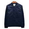 Plate Button Jacket Baseball Coat Stand Collar   M - Mega Save Wholesale & Retail - 1