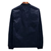 Plate Button Jacket Baseball Coat Stand Collar   M - Mega Save Wholesale & Retail - 2