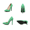 Pointed Thin High Heel Night Club Candy's Color Thin Shoes   peach