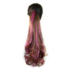 Colorful Wig Horsetail Pear Hot Gradient Ramp   1