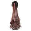 Colorful Wig Horsetail Pear Hot Gradient Ramp   4