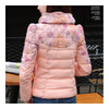 Winter Fashionable Short Thin Light Down Coat Woman   pink   M - Mega Save Wholesale & Retail - 3