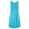 Collar Hollow Drawstring Dress   lake blue   S - Mega Save Wholesale & Retail