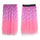 Colorful Corn Hot 5 Cards Hair Extension Wig     warm pink gradient ramp