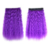 Colorful Corn Hot 5 Cards Hair Extension Wig     violet