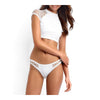 Bikini Swimwear Swimsuit Big Mesh Vest Women  white  S - Mega Save Wholesale & Retail - 1