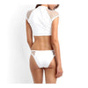 Bikini Swimwear Swimsuit Big Mesh Vest Women  white  S - Mega Save Wholesale & Retail - 2