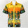 Hot Men Aloha Shirt Hawaiian Cruise Tropical Luau Beach Hawaiian Party Palm Gradient orange L normal version - Mega Save Wholesale & Retail - 1
