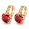 Zircon Earrings Top Grade Ear Accessories   red - Mega Save Wholesale & Retail - 1