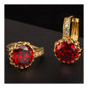 Zircon Earrings Top Grade Ear Accessories   red - Mega Save Wholesale & Retail - 2