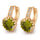Zircon Earrings Top Grade Ear Accessories   green - Mega Save Wholesale & Retail - 1