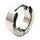 Titanium Steel Classical Simple Girl Boy Earrings Puncture   4mm sliver single - Mega Save Wholesale & Retail - 1