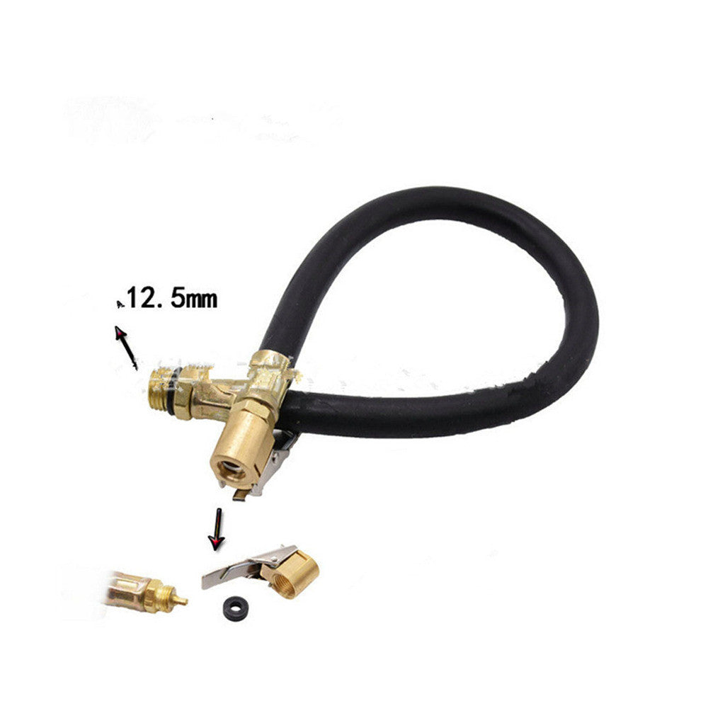 Pump Meter Rubber Tube Tyre Gas Tube Air Tire Gauge Soft Tube Gun Shape Pump Meter