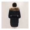 Loose Warm Woman Down Coat Slim Middle Long   black   S - Mega Save Wholesale & Retail - 3