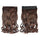 Wig Long Curled Hair Extension Gradient Ramp    light coffee-dark coffee 5C-2M33T33#