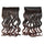 Wig Long Curled Hair Extension Gradient Ramp    black-dark brown5C-1BT33#