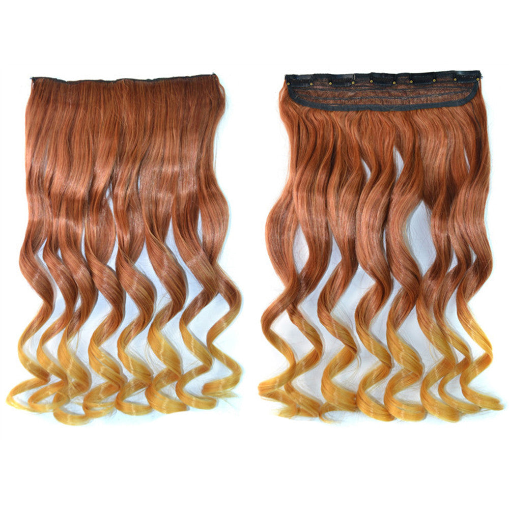 Wig Long Curled Hair Extension Gradient Ramp    5C-350T144#