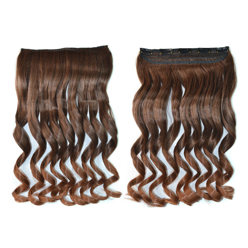 Wig Long Curled Hair Extension Gradient Ramp    5C-6T30#
