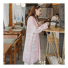 Jacquard Weave Geometry Thick Knitwear Sweater Coat   pink - Mega Save Wholesale & Retail - 2