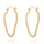 18K Gold Platinum Galvanized Earrings   yellow - Mega Save Wholesale & Retail - 1