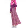 Muslim Robe Chiffon Long Sleeve Dress   purple      L - Mega Save Wholesale & Retail - 2