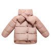 Winter Children Garments Boy Girl Down Coat Thick   pink    90cm - Mega Save Wholesale & Retail - 1