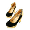 Bridesmaid Wedding Women Shoes  black  35 - Mega Save Wholesale & Retail