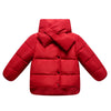 Winter Children Garments Boy Girl Down Coat Thick   red    90cm - Mega Save Wholesale & Retail - 1