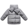 Winter Children Garments Boy Girl Down Coat Thick   grey    90cm - Mega Save Wholesale & Retail - 1