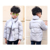 Winter Children Garments Boy Girl Down Coat Thick   grey    90cm - Mega Save Wholesale & Retail - 3