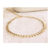 Korean Small Rivet Stylish Clavicle Necklace Temperament Gentlewoman Big Brand Accessory Necklace   golden - Mega Save Wholesale & Retail