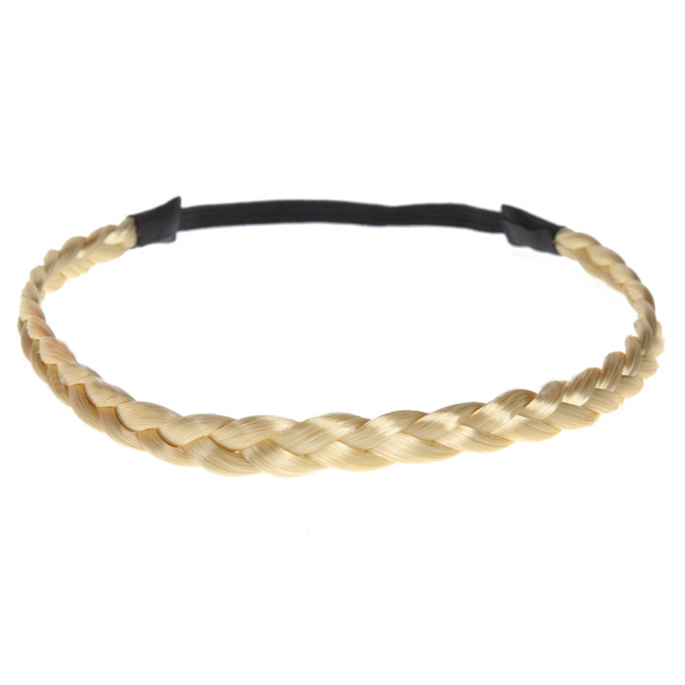 Bohemian Braid Hair Band Wig  golden - Mega Save Wholesale & Retail