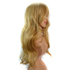 Long Curled Hair Cap Golden Wig