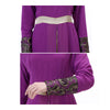 Muslim Long Dress Splicing Chiffon   purple - Mega Save Wholesale & Retail - 4