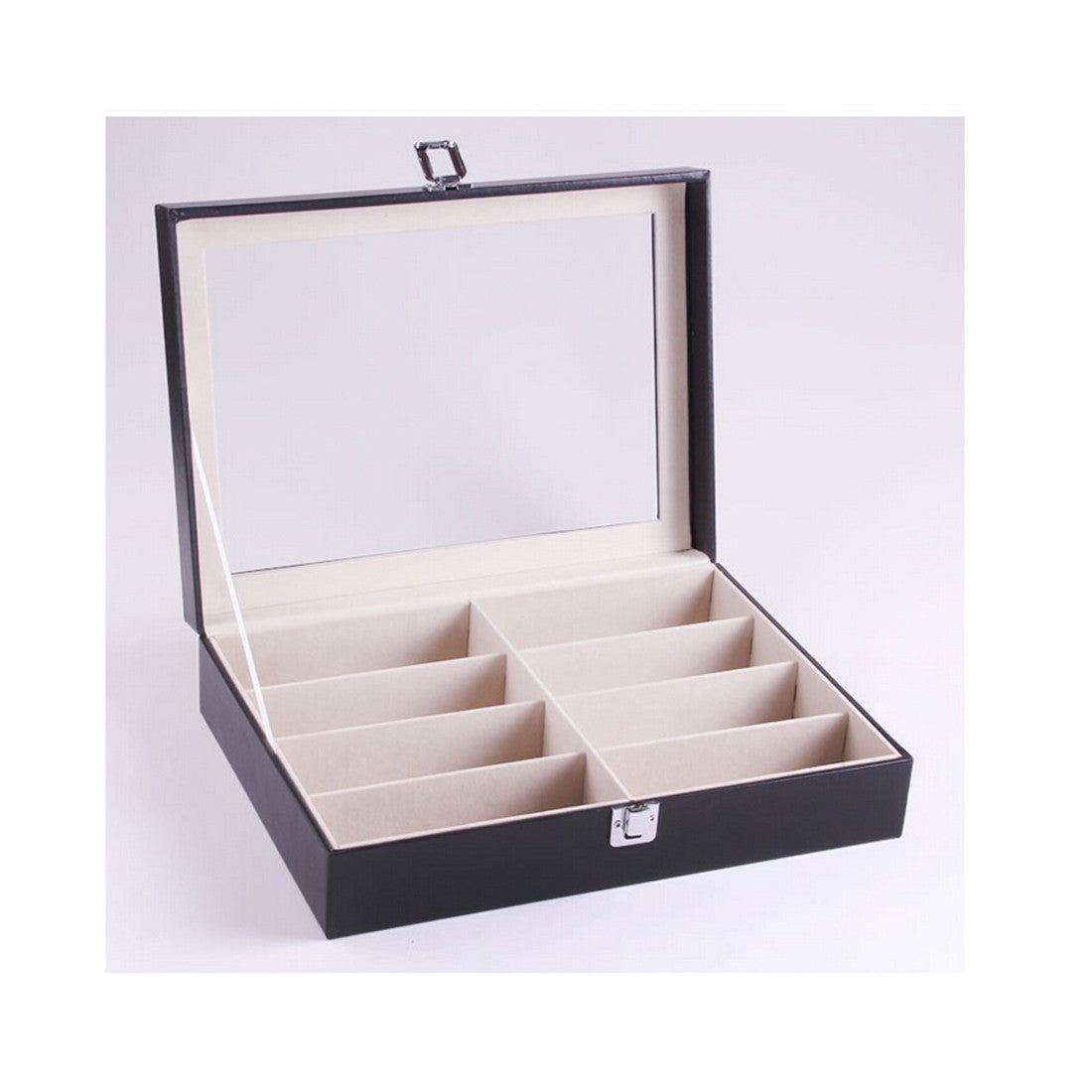 Top Grade Glasses Storage Box 8 Positions/Sunglasses Display Box/Glasses Storage Box/Sunglasses Box/Glasses Box    black