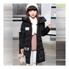 Winter Thick Warm Slim Middle Long Girl Down Coat   black   130cm - Mega Save Wholesale & Retail - 2
