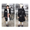 Winter Thick Warm Slim Middle Long Girl Down Coat   black   130cm - Mega Save Wholesale & Retail - 3