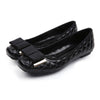 Bowknot Metal Casual Moccasin-gommino Plus Size Mom Thin Shoes  black - Mega Save Wholesale & Retail - 1