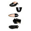 Middle Heel Low-cut Work Thin Shoes  black - Mega Save Wholesale & Retail - 4