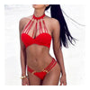 Women Sexy Bikini Set Swimwear Swimsuit   red   S - Mega Save Wholesale & Retail