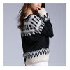 Sweater Round Collar Knitwear Sweet Cute  navy   S - Mega Save Wholesale & Retail - 2