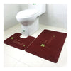 Embroidery Toilet Seat 2pcs Set Foot Mat Carpet clover - Mega Save Wholesale & Retail - 1