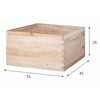 10 Frame Beehive Bee Hive Box Extension Fir Seamless Splicing - Mega Save Wholesale & Retail - 3