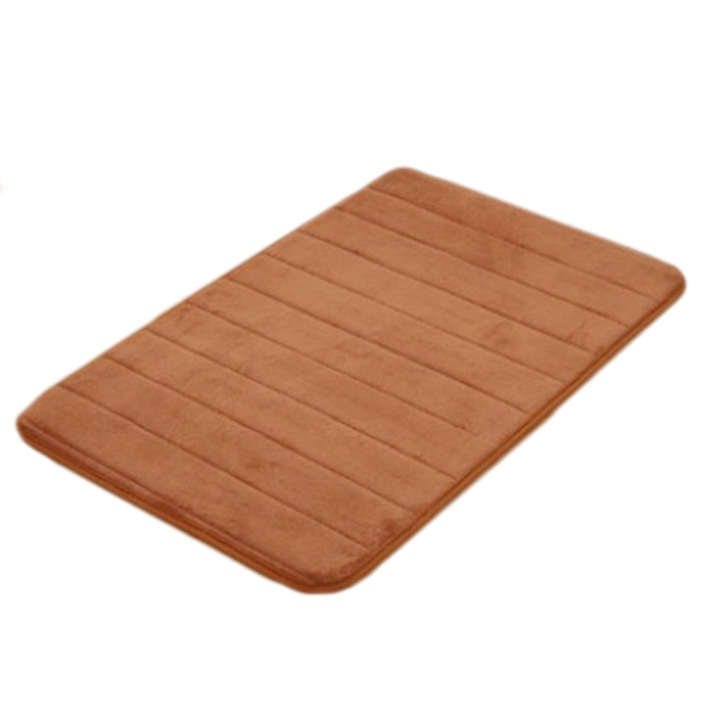 Memory Foam Non-slip Ground Mat Carpet  khaki   40cm*60cm - Mega Save Wholesale & Retail